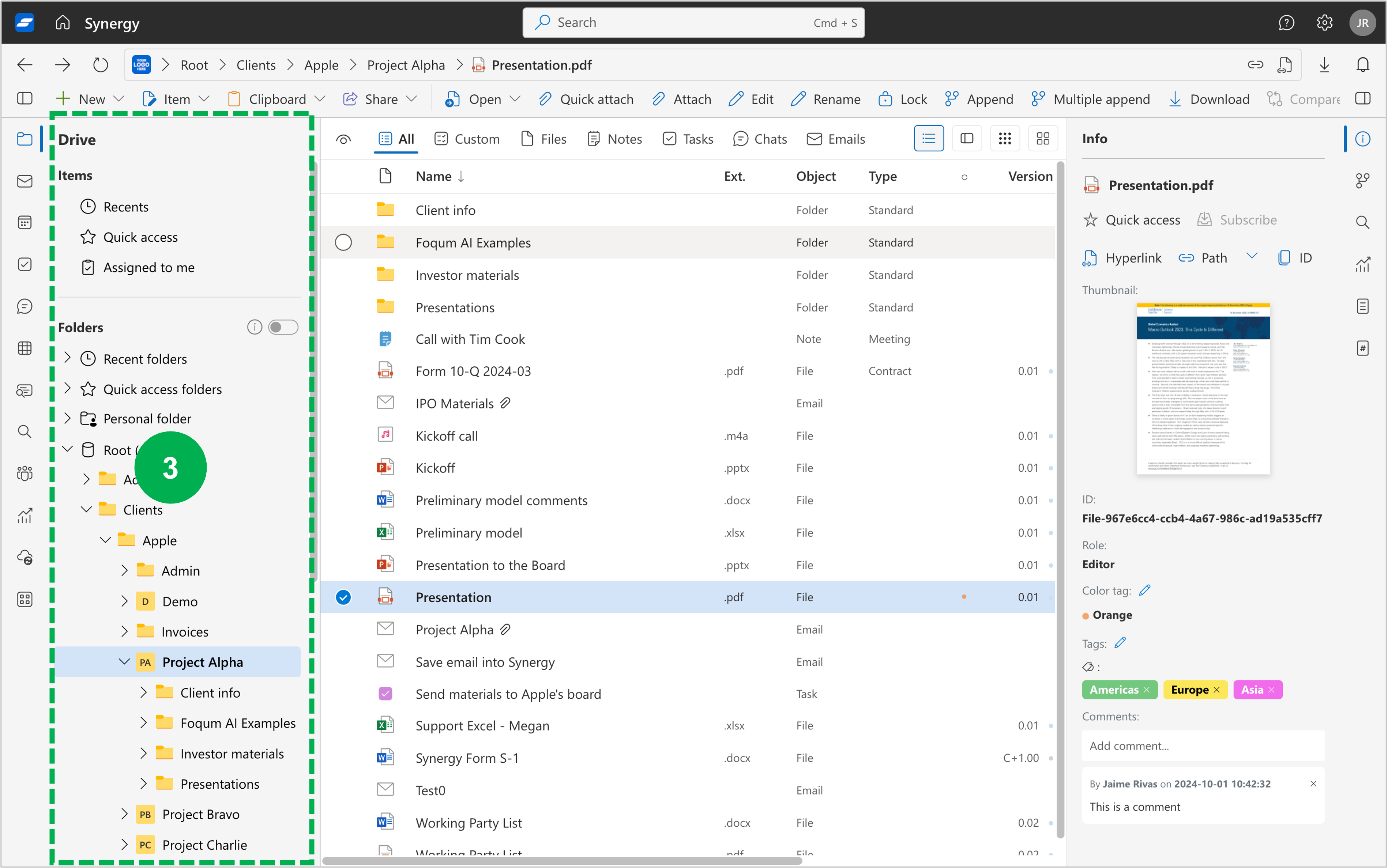 Navigation Pane